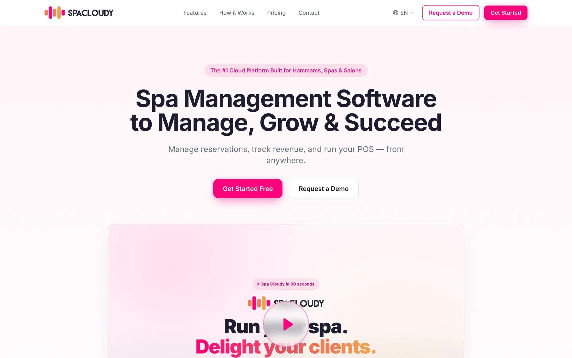 Spacloudy — A B2B SaaS for spa, hammam and salon management that I designed and built entirely solo — including a Claude-powered assistant that handles bookings in Arabic, French and English.